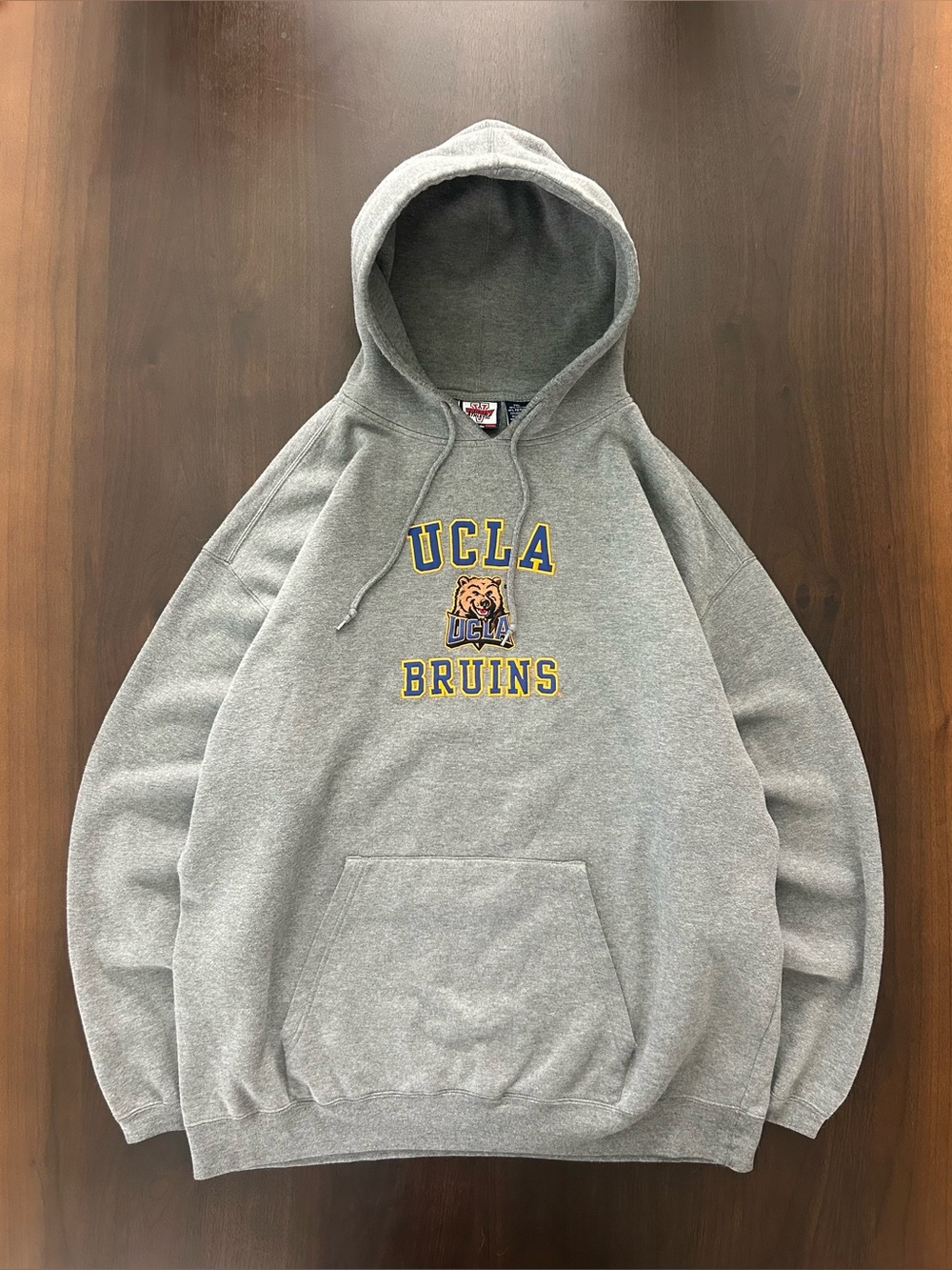 VTG 2000’s Varsity Athletic UCLA Bruins Spellout Gray Heavyweight Size 2XL